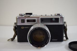 Yashica 35 GSN 35mm Film Electro Camera 1:1.  7 45mm Lens 4