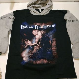 Vintage Bruce Dickinson Hoodie 90s Xl Iron Maiden Shirt