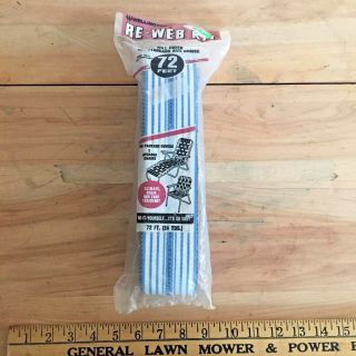 Vintage Lawn Chair Re - Web Kit By Wellington 72 Feet Old Stock