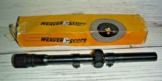 Vintage Weaver V22 - A Scope Rifle Gun 3x - 6x