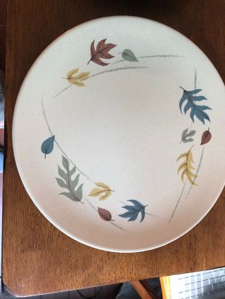 Vintage Set Of 4 Franciscan Autumn Leaves 10 1/2 " Dinner Plates