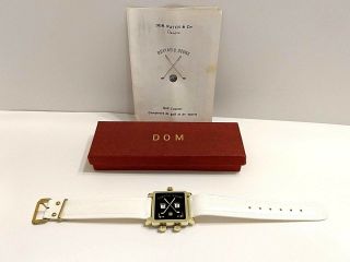 Vintage Dom Domatic Golf Stroke Counter - Switzerland - W/box Instructions