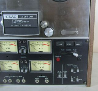 Teac 2340R Reel - To - Reel Tape Recorder For Repair 7