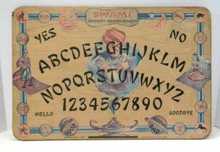 Swami Mystery Talking Board 1940s Gift Craft 666 Lake Shore Dr Chicago Ouija Vtg