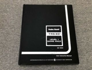Radio Shack Trs - 80 Model I/iii Level I Game Pack 26 - 1805 Software