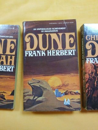 Frank Herbert DUNE Trilogy BOXED Set 3