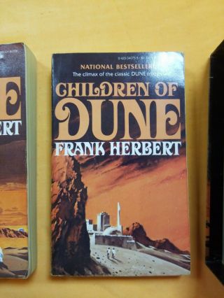 Frank Herbert DUNE Trilogy BOXED Set 4