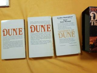Frank Herbert DUNE Trilogy BOXED Set 6