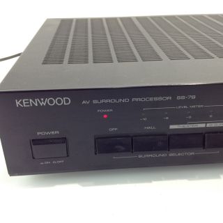 Vintage KENWOOD SS - 78 A/V Surround Processor w/ Dolby Surround & Calibration 3