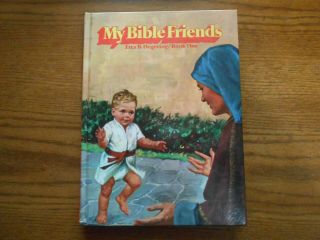 Vintage 1977 My Bible Friends Books 1 - 5 Hardcover By Etta B.  Degering 2