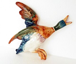 Vintage Beswick Flying Duck 5963 With Wall Pocket,  7 "
