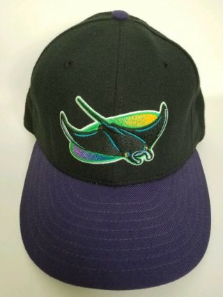 Mlb Tampa Bay Devil Rays Vintage Fitted Hat Cap Era 59fifty