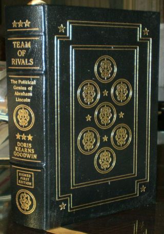 Signed First Edition,  1 Of 2000,  Easton Press,  Team Of Rivals,  Abraham Lincoln