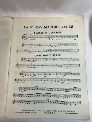 Method of Scales by Ernest S.  Williams Vintage 1974 Music Book 7