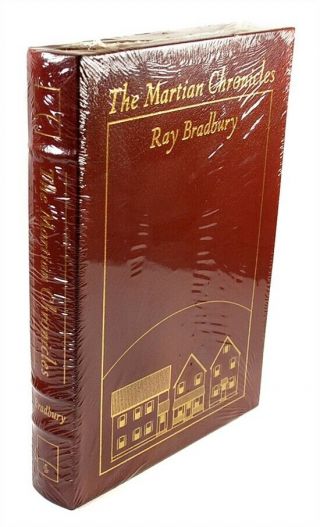 The Martian Chronicles ✎signed By Ray Bradbury Easton Press Leather Bound