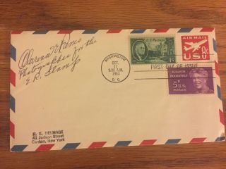 Vintage Stamp,  Fdc,  Roosevelt,  Elanor,  Fdr,  Artist Signed,  October 11,  1963