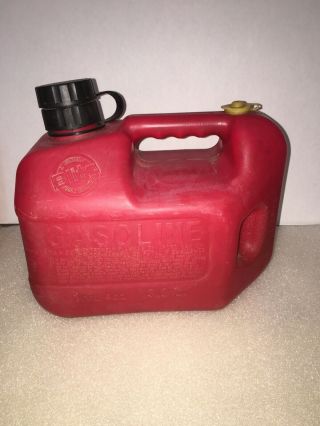 Vintage Gas Can - Pre Ban - Blitz 1 Gallon 4 Oz Vented Gasoline Can
