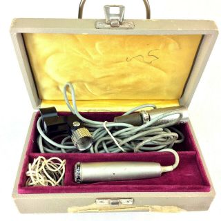 Vintage 1960 Akg Norelco Microphone D109e Lavalier Instrument Studio Austria 200