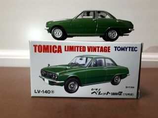 Tomytec Tomica Limited Vintage Lv - 140a Isuzu Bellett 1800gt