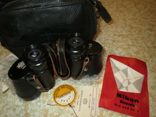 Vintage Nikon Nippon Kogaku 8x30.  8.  5 Binocular Japan 2