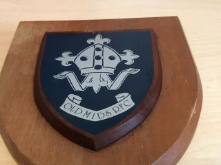 Vintage Old Mids RFC Rugby Club Wooden Plaque / Shield 2