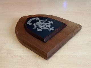 Vintage Old Mids RFC Rugby Club Wooden Plaque / Shield 5