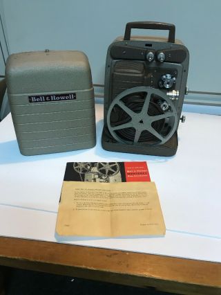 Vintage Bell & Howell Monterey Model 253 8 Mm Projector & Box Instructions