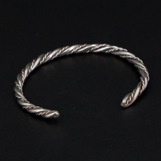 VTG Sterling Silver - NAVAJO Braided Twisted Rope 6 