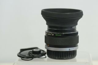 Olympus G.  Zuiko Auto - S 50mm F1.  4 Lens with Caps & Filter 2
