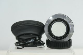 Olympus G.  Zuiko Auto - S 50mm F1.  4 Lens with Caps & Filter 6