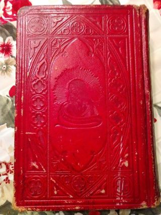 Vintage 1864 The Life of Christ by Rev John Fleetwood - leather cover 2