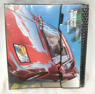Vintage 1980s 90s Ferrari Exotic Car Trapper Keeper Notebook – Back To School