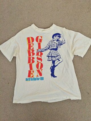 Debbie Gibson Vintage 1988 Out Of The Blue Concert T - Shirt