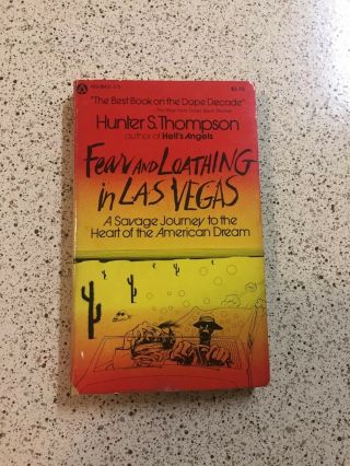 Vintage Fear And Loathing In Las Vegas Hunter S Thompson Ralph Steadman Book