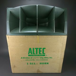 Vintage Altec Lansing 1 - 511b Sectoral Horn With Box