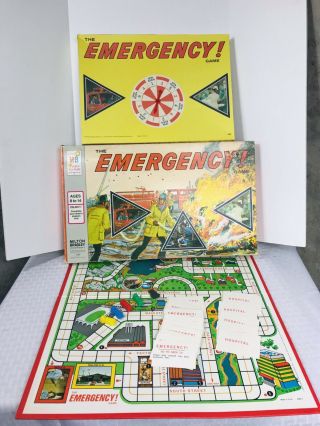 Vintage The Emergency Board Game Complete Milton Bradley 1973