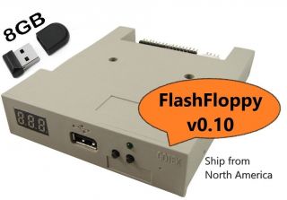 Amiga Atari St Amstrad Usb Floppy Disk Emulator Gotek Flashfloppy W/8gb Usb Key