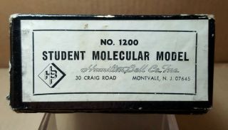 Vintage Hamilton Bell No.  1200 Student Molecular Model (e - 1)