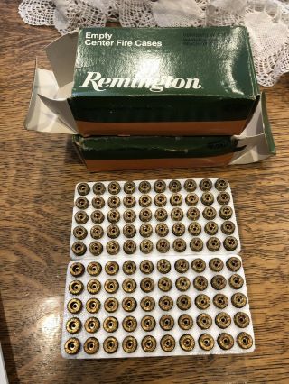 Remington 30 Carbine Unprimed Cases.  2 Boxes Of 50 In Each