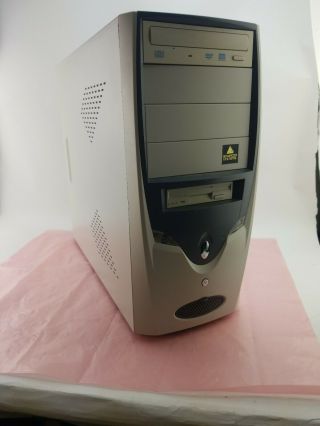 Full Size Atx Tower Computer Enclosure Case 300 Atx Ps,  Dvd - Rw 3.  5 Floppy Drive