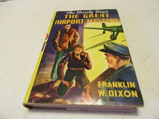 The Hardy Boys 9 The Great Airport Mystery By Franklin W.  Dixon Hc/dj
