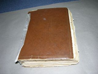 Vintage Genealogy Heritage Album Of August Wallin 1830 - 1960 100 