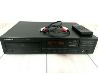 Pioneer Cd Player Pd - 4550 Vintage Made In Japan With Remote With Av Cable S1