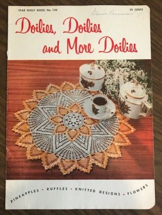 Vintage Star Doily Book 120 Doilies And More Doilies Crochet Patterns 520
