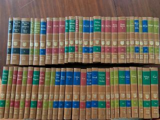 Britannica Great Books Of The Western World Complete Set - 1952 - 54 Volume Set