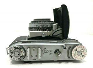 Kodak Retina IIIC 3c Camera Schneider - Kreuznach Retina - Xenon f2.  0 50mm Lens 6
