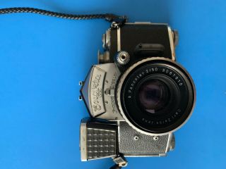 Vintage Exakta Vx Camera W/carl Zeiss Jena Panacolor 2/50mm F/2 Lens