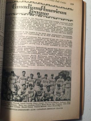 Reach Baseball Official American League Guide 1939 Centenary Centennial Vintage 8