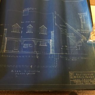 Vintage house blueprints building materials House Blue Prints 6