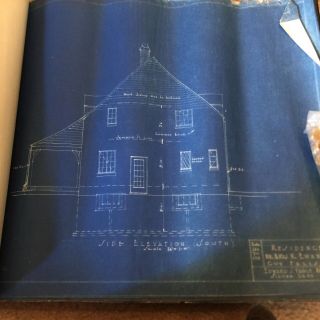 Vintage house blueprints building materials House Blue Prints 7
